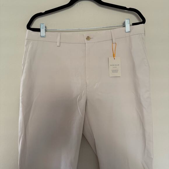 NWT Peter Millar Cream Crown Sport Raleigh Performance Trouser 35/32 - Picture 2 of 6